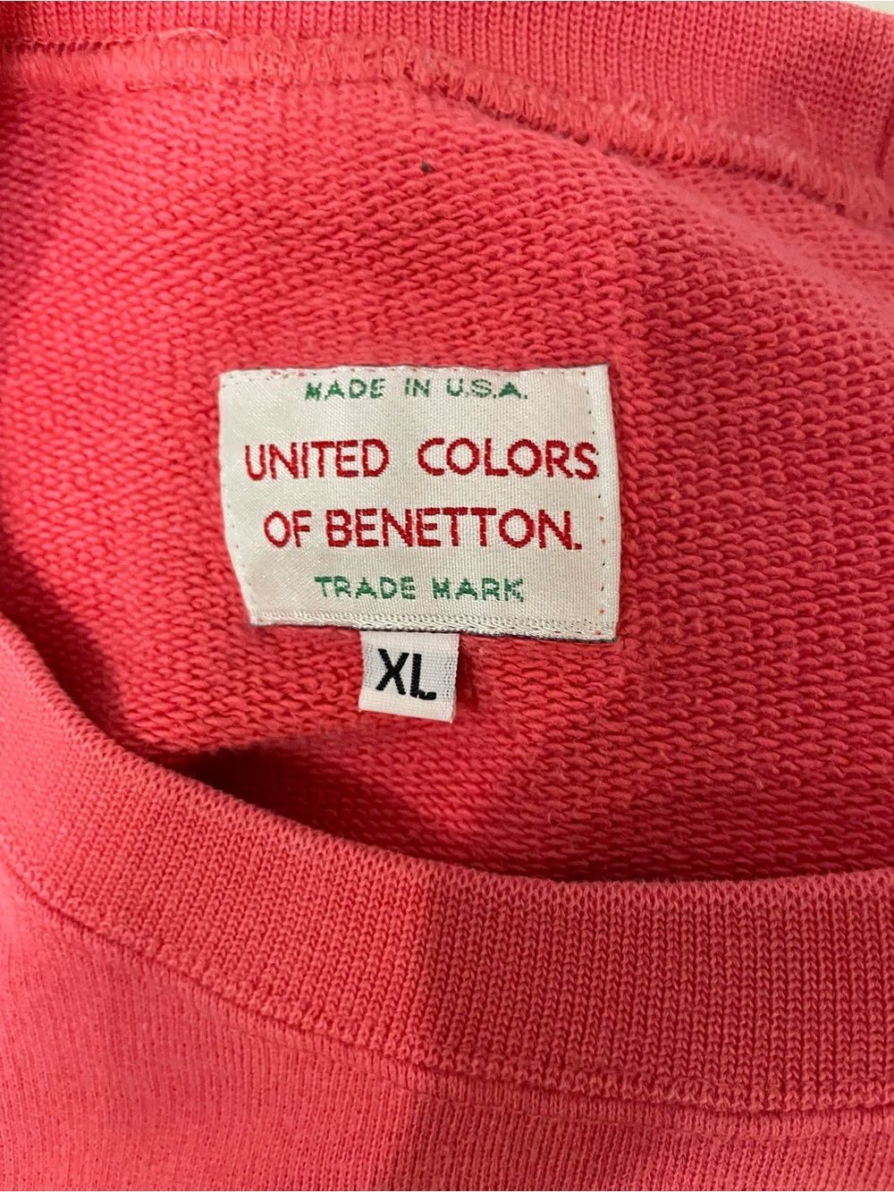 United Colors Of Benetton Women's Coral Crewneck Sweatshirt - Picture 3 of 3